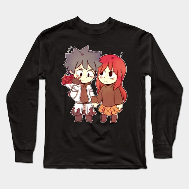 Chibi Jerza Long Sleeve T-Shirt by Dragnoodles